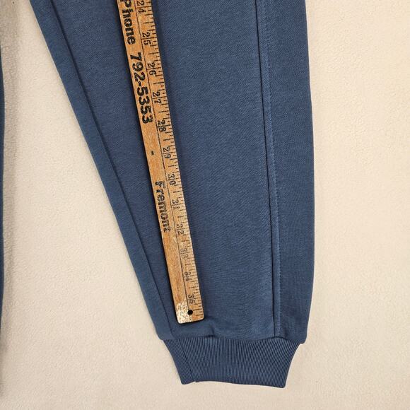 ADIDAS WOMEN'S XS SZN OVERSIZED WIDE THIGH JOGGER BLUE FLEECE - Picture 5 of 7